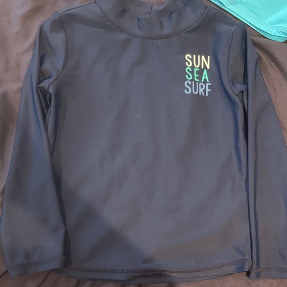 Kids Navy Rashguard Set - Picture 3 of 11